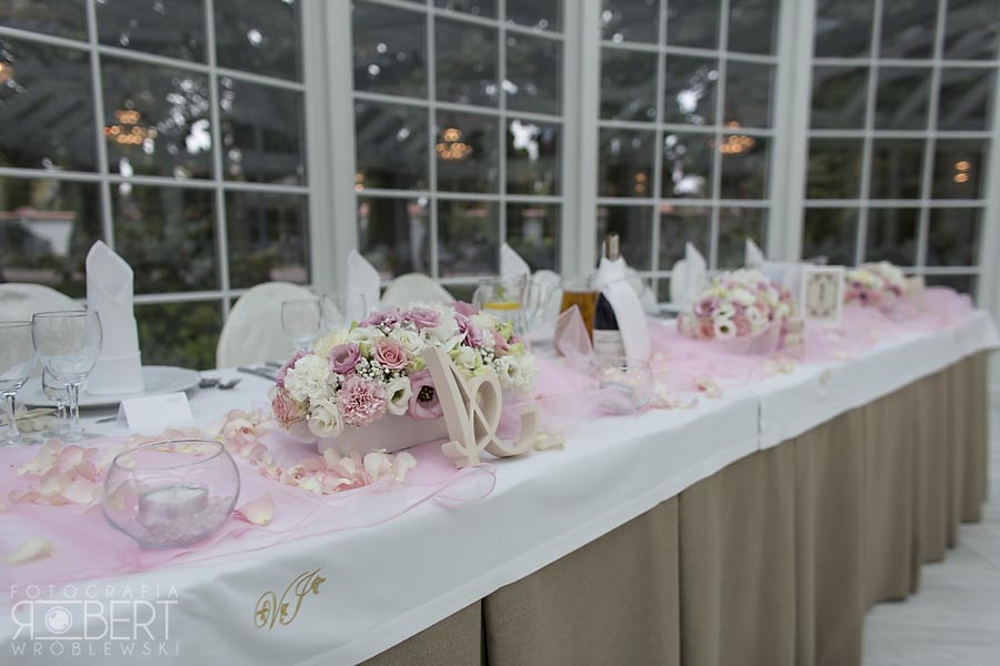 Wnętrza sali bankietowej Villa Julianna