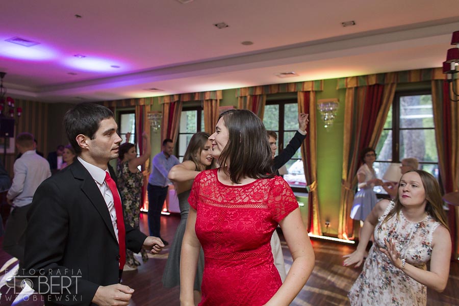 Podziękowania dla rodziców w sali Las Woda