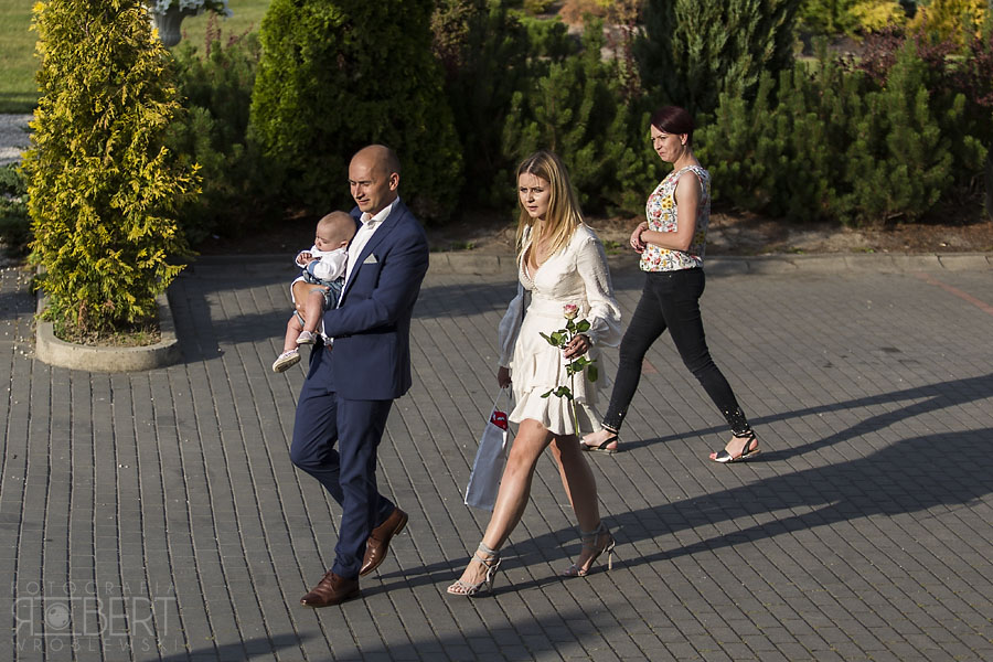 Altana w Pałacyku Otrębusy, przygotowania do ceremonii