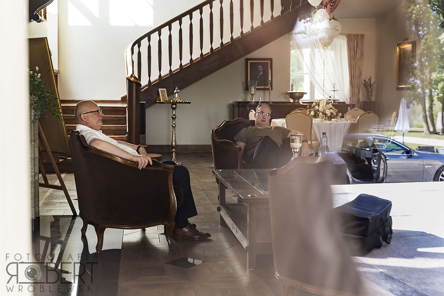 Fotografia z weselnego tańca w Pałacu Smoszewo
