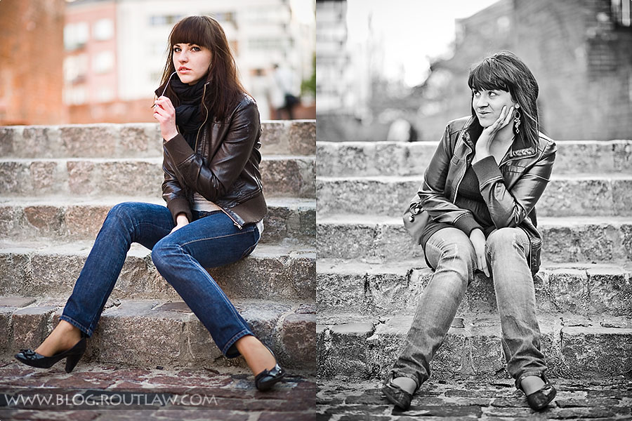Klasyczna fotografia portretowa plenerowa