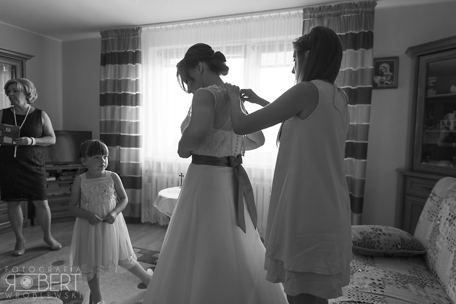 Pan Młody gotowy na spotkanie z ukochaną