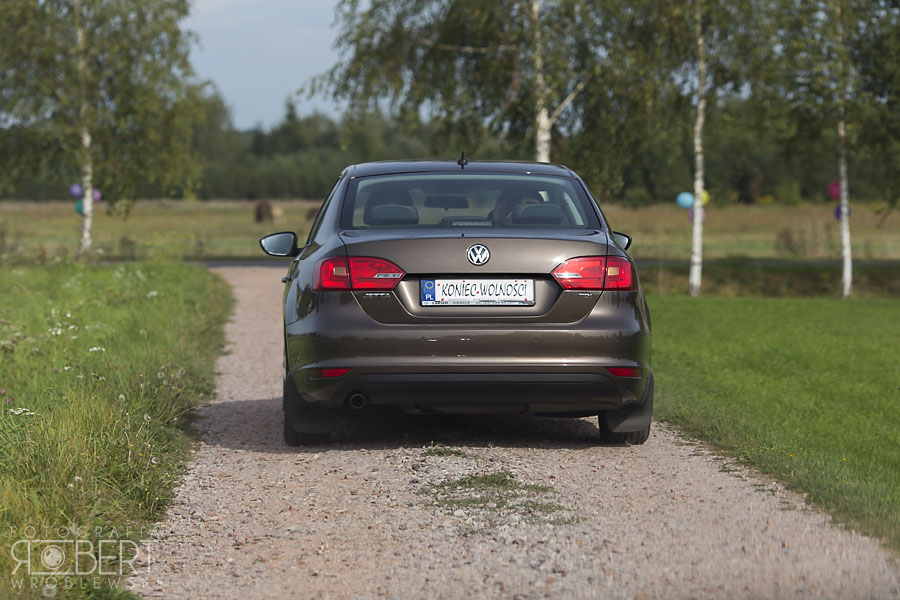 Wyjście Pary Młodej z kościoła Miłosierdzia Bożego