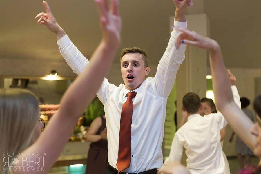 Radość gości podczas wesela Kasi i Igora