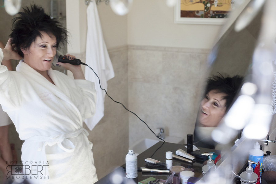 Emocje podczas ślubu Kasi i Adama