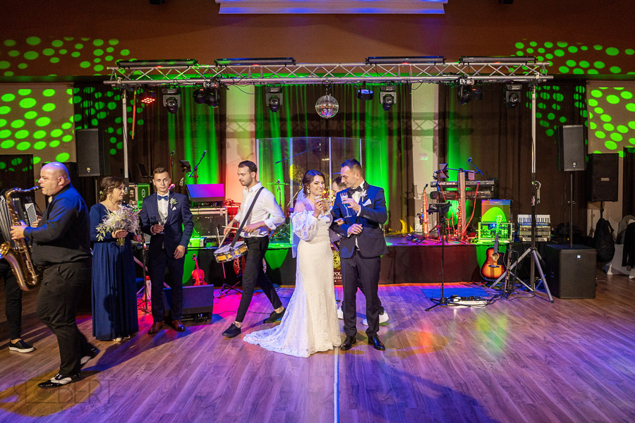 Sala weselna Kuźnia Napoleońska o zmierzchu