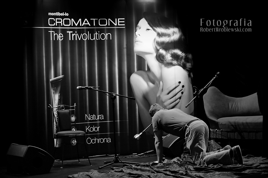 Przygotowania Montibello w Teatrze Kamienica Przygotowania do eventu Montibello w Teatrze Kamienica