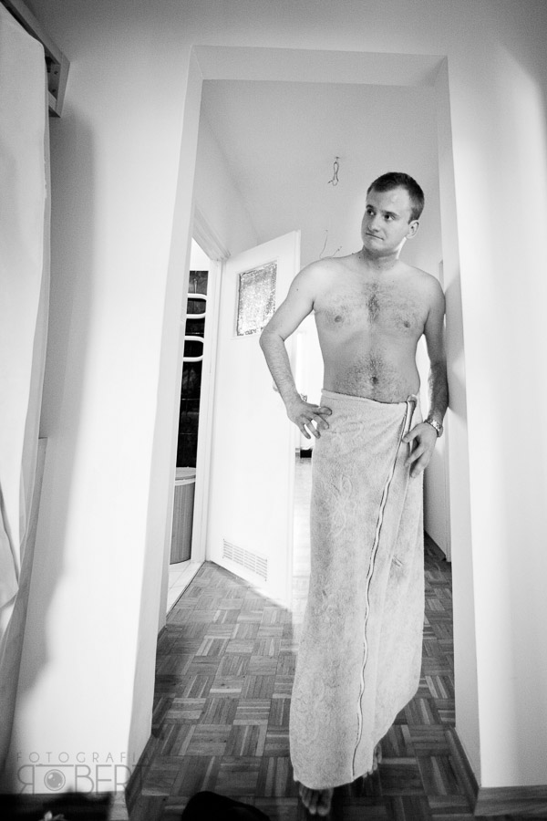 Ostatnie poprawki przed ślubem - Pan Młody