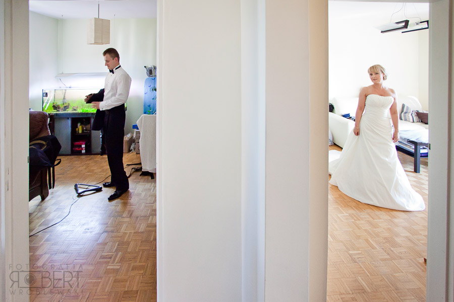 Wyjazd Pary Młodej do kościoła św. Anny