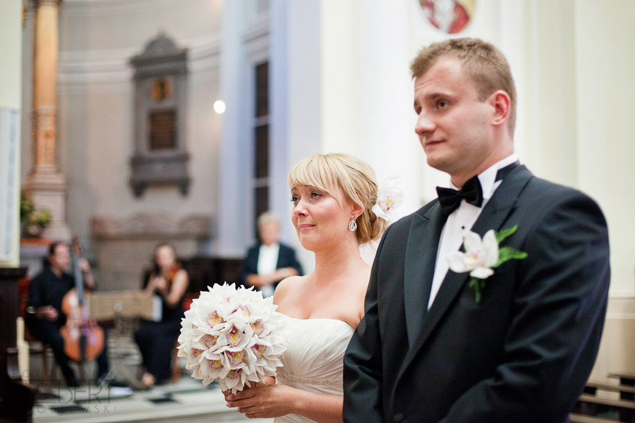 Wymiana obrączek kościół św. Anny Wilanów