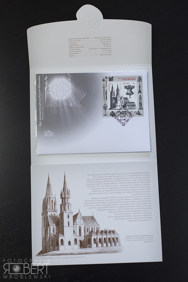 Koperta z Katedrą Wawelską