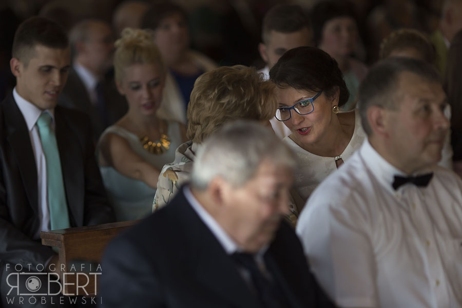 Atmosfera przyjęcia ślubnego w Książenicach