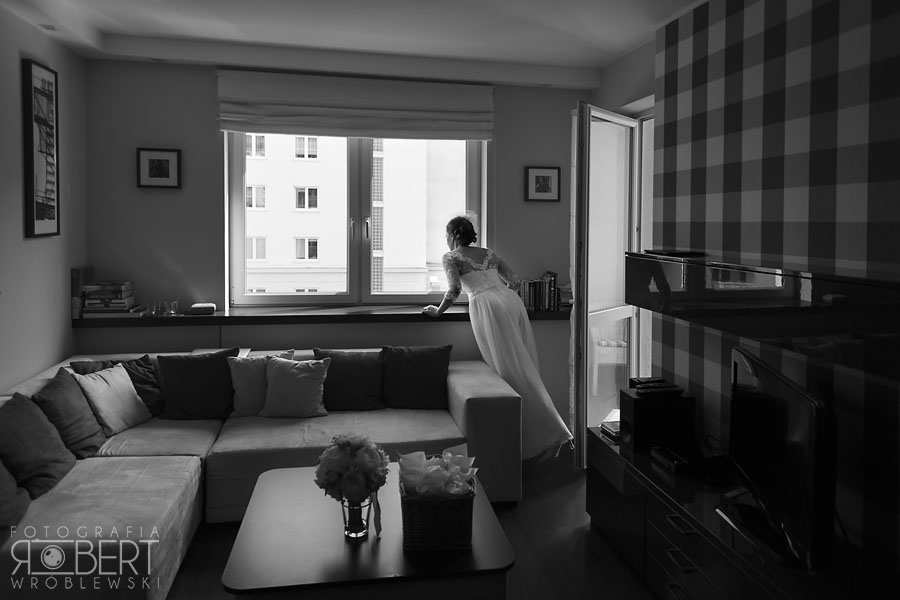 Tort weselny Otwock Krojenie tortu weselnego w Glass Residence