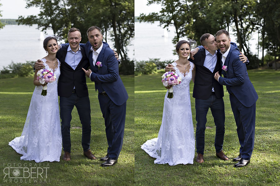 Detale bukietu ślubnego zbliżenie