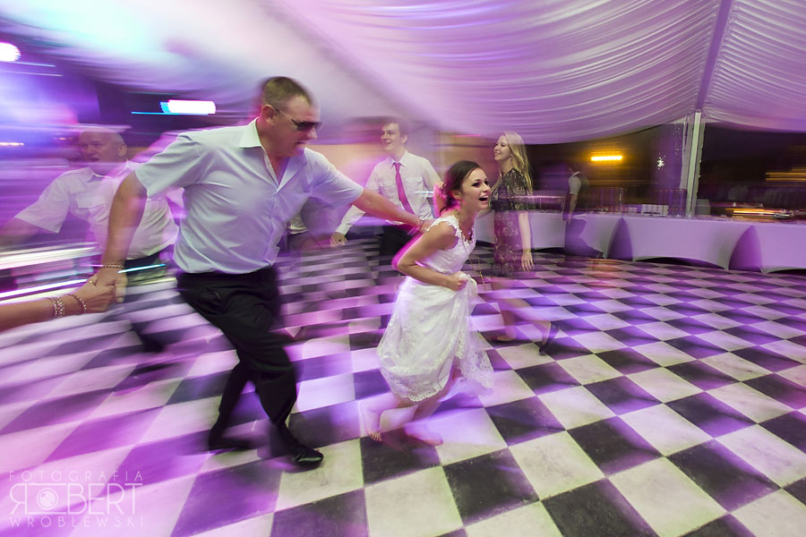 Przygotowania Wioli w Pałacu Zegrzyńskim