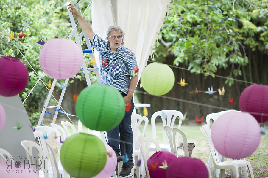 Maria w dniu ślubu w Galicji