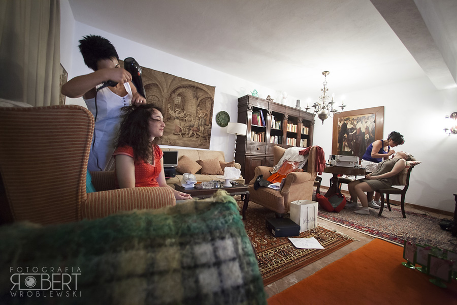 Długi obiad weselny w Hiszpanii