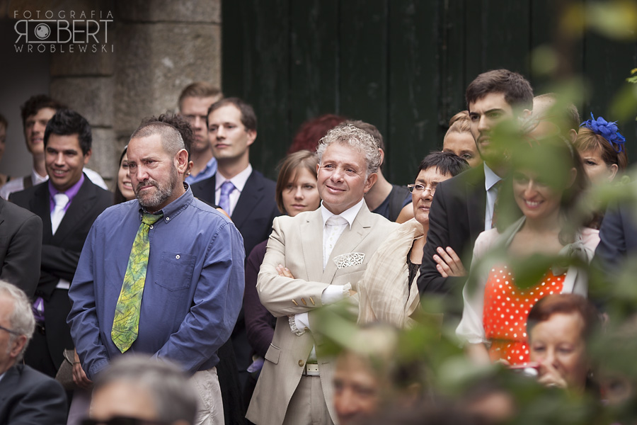 Radość Pana Młodego w dniu ślubu