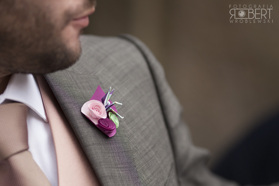 Widok na namiot weselny w La Guarda