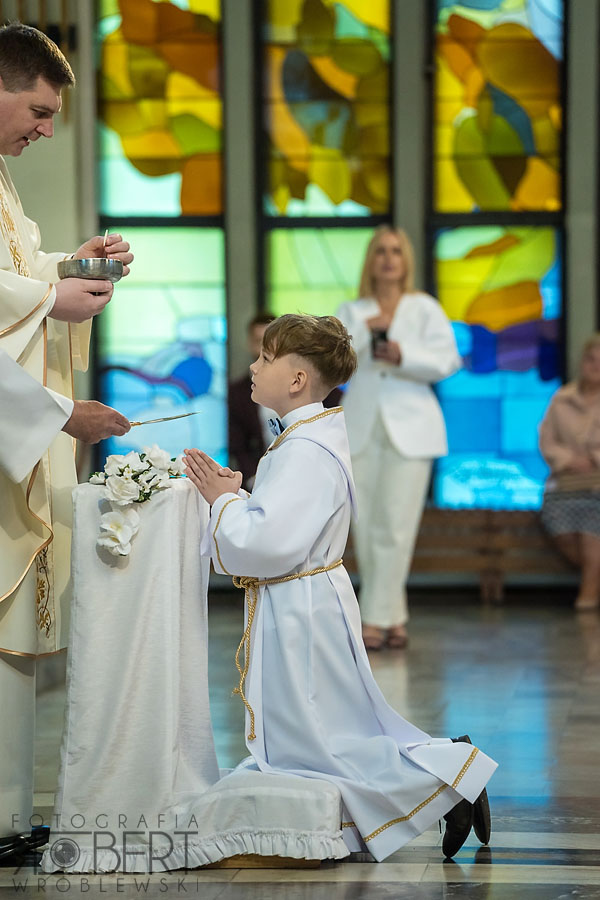 Tort komunijny Kuby - fotografia kulinarna